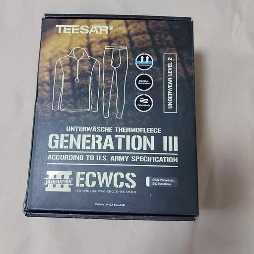 Флісова тактична термобілизна Mil-Tec Thermofleece Underwear gen. III Level 2 - Olive -11222001 - M (2056128)
