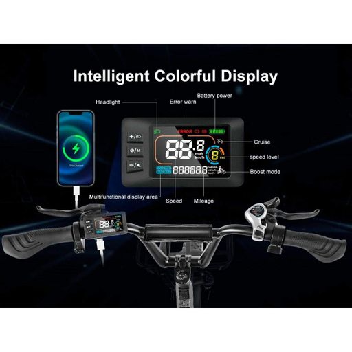 Электровелосипед Samebike C05 Pro Black [129796] (2056259)