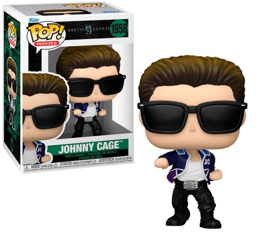 Фигурка Funko Pop Мортал Комбат Джонни Кейдж Mortal Kombat Johnny Cage 10 см MK JK 1958 (2056460)