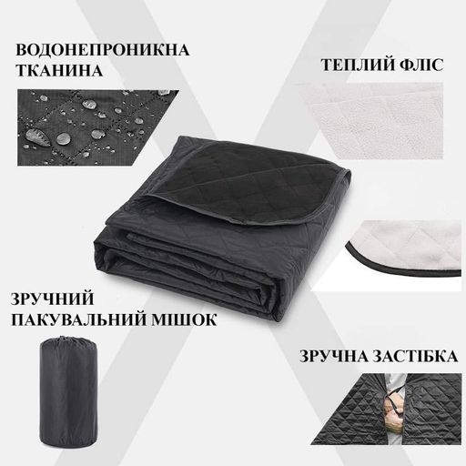 Плюшевое покрывало  походное флисовое одеяло плед с чехлом Красный бархат 200*140 см Solve KT7000907 (2056671)