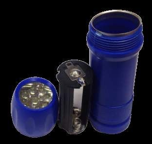 Ліхтарик LED 5W 9діод. пластик (2057280)