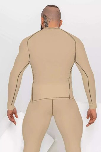 Мужская термофутболка CARPATHIAN TOTALFIT бежевая TMR7-S32 M (2057525)