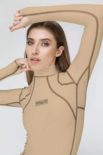 Женский термогольф CARPATHIAN TOTALFIT бежевый TWR5-S32 2XS (2057585)