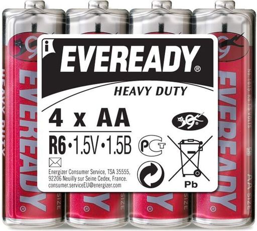 Батарейка EVEREADY AA Heavy Duty R6 4шт. (2057761)