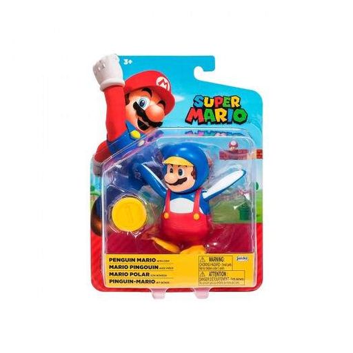 Ігрова фігурка з артикуляцією SUPER MARIO Маріо-пінгвін 10 cm (2058030)