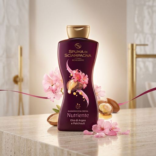 Крем-гель для душа Spuma di Sciampagna Olio di Argan e Patchouli Органовое масло и пачули, 650 мл