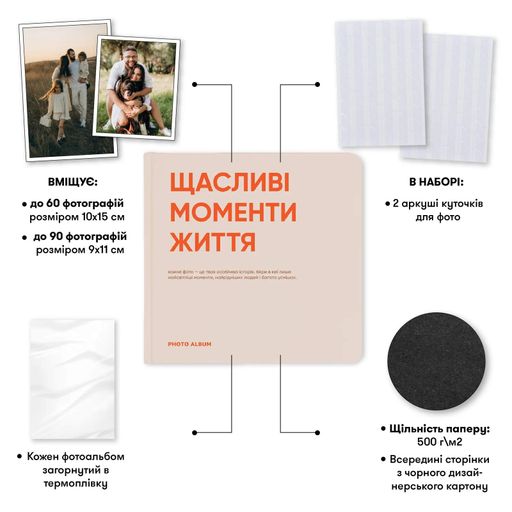 Фотоальбом «Щасливі моменти життя» (2058604)