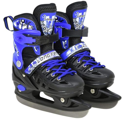 Набір роликових ковзанів Combo 2in1 Ice S (31–34) з регулюванням та змінними лезами, синього коляру (2058829)