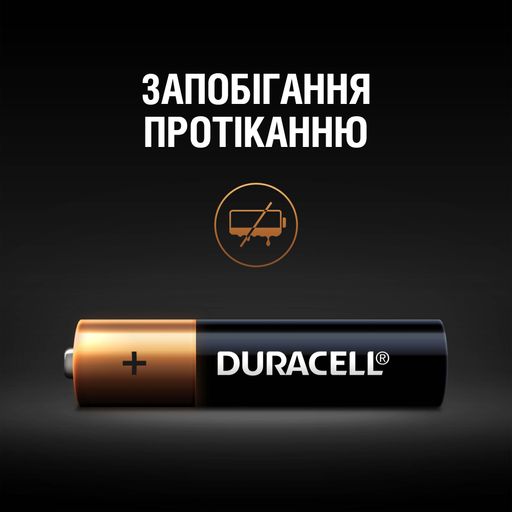 Батарейки Duracell Basic AAA 1.5V LR03, 4 шт