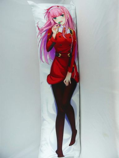 Дакимакура 150 х 50 см Зеро Ту 02 Zero Two Любимый во Франксе Zero Two Darling In The Franxx Подушка (2059076)