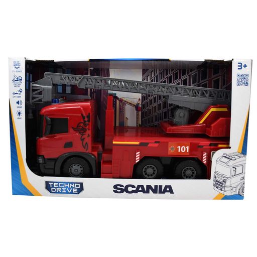 Автомодель TechnoDrive серии Super Big Truck – Пожарная машына Scania (5005KS) (2059485)
