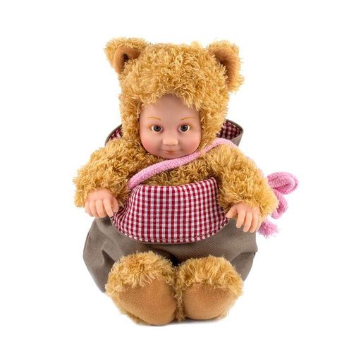 Кукла Anne Geddes "Маленький Медвежонок" с сумкой и стикерами (21071AG) (2059552)