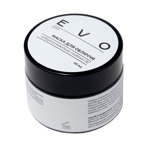 Набор для лица EVO derm Контроль акне и жирности кожи (педсы, 90 шт + крем-гель, 30 мл + гель, 30 мл + маска, 50 мл)