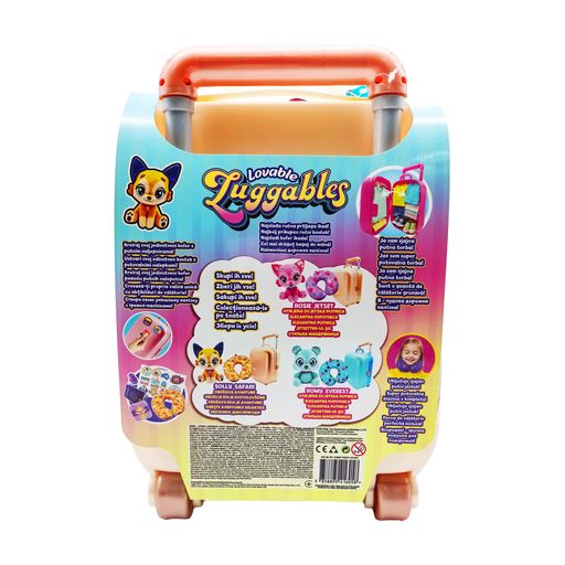 Детский набор-сюрприз Lovable Luggables с чемоданчиком и мягкой игрушкой Solly, от 3 лет (29507)