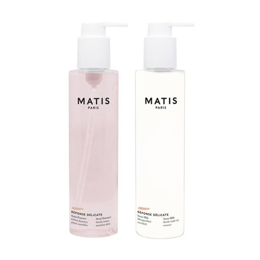 Набор Matis Reponse Delicate Double Cleansing (молочко для снятия макияжа, 200 мл + вода-тоник для лица, 200 мл)