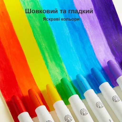 Олівці, що миються, крайони MiDeer 24 шт Різнокольоровий (MD4255) (2060132)