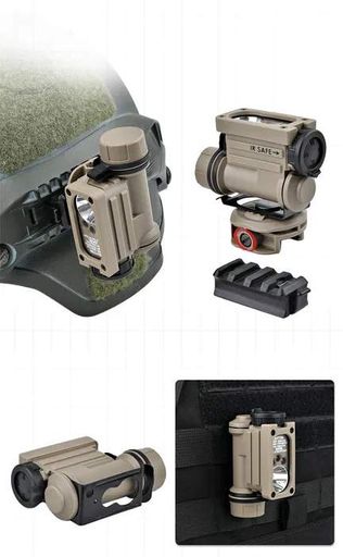 Ліхтар тактичний Sidewinder Compact II на шолом CR123A Койот (2688318899) (2060174)