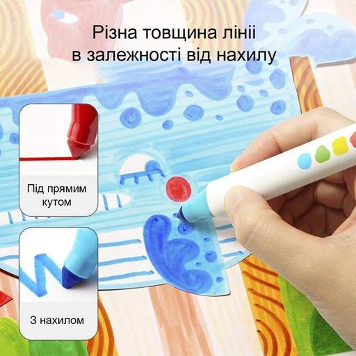 Маркери MiDeer дитячі MD1550 на водній основі Різнокольоровий 24 шт (2060179)