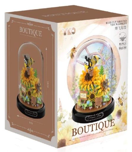 Конструктор No Brand Bee in the Sun Flower Beetles 229 деталей Різнокольоровий (2104619327) (2060181)