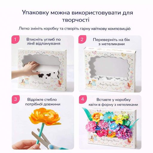 Творчий набір для дітей MiDeer Флорист 77 елементів Різнокольоровий (MD2319) (2060225)