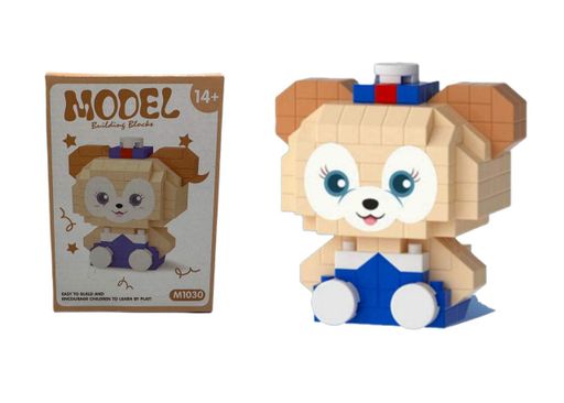 Дитячий конструктор 3D Model Hello Kitty 346 деталей 2 шт Рожевий (MKT103031) (2060257)