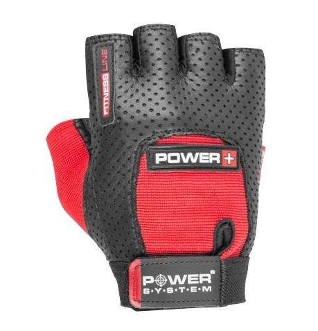 Рукавички для фітнесу та важкої атлетики Power System Power Plus PS-2500 XS Чорно-червоний (PS-2500_XS_Black-red) (2060281)