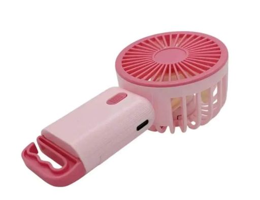 Портативний міні-вентилятор Multi Fan RL-07 акумуляторний USB рожевий (2060577)
