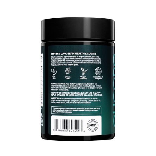 Грибний комплекс Elicore Labs Mushroom 10X, 60 вегакапсул (2060744)