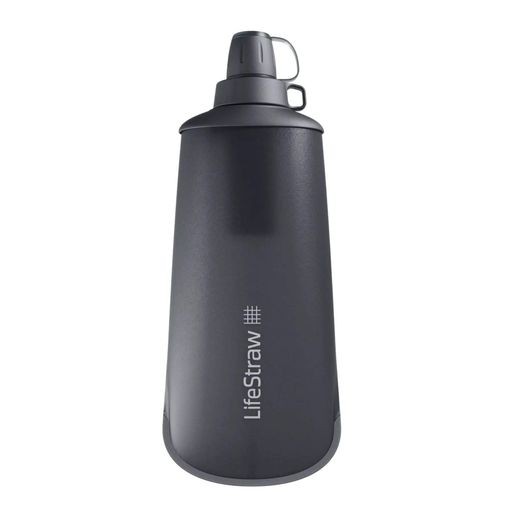 Пляшка-фільтр для води LifeStraw Peak Squeeze 1L Dark Grey (1033-LSW LSPSF1GRWW) (2061070)
