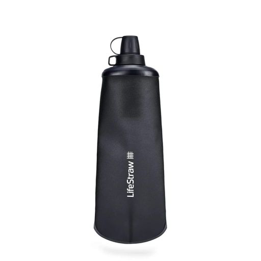 Пляшка-фільтр для води LifeStraw Peak Squeeze 1L Dark Grey (1033-LSW LSPSF1GRWW) (2061070)