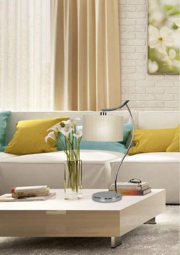 Настільна лампа Candellux Draga 34x66 см Хром (41-04239) (2061132)