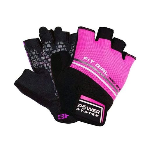 Рукавички для фітнесу та важкої атлетики Power System Fit Girl Evo PS-2920 XS Pink (2061227)