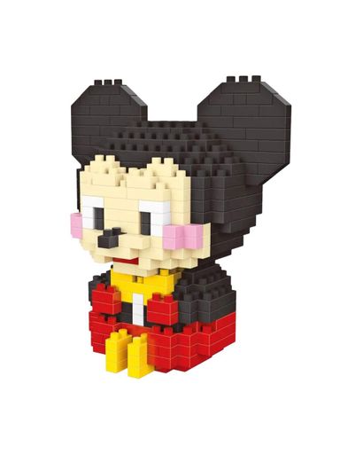 Конструктор OEM Model 3D Mickey Mouse сидячий 313 деталей Чорно-червоний (M1001) (2061263)