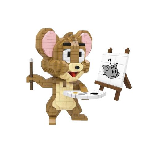 Конструктор OEM Art mice Tom and Jerry 15 см 682 деталей Коричневий (N6001) (2061280)
