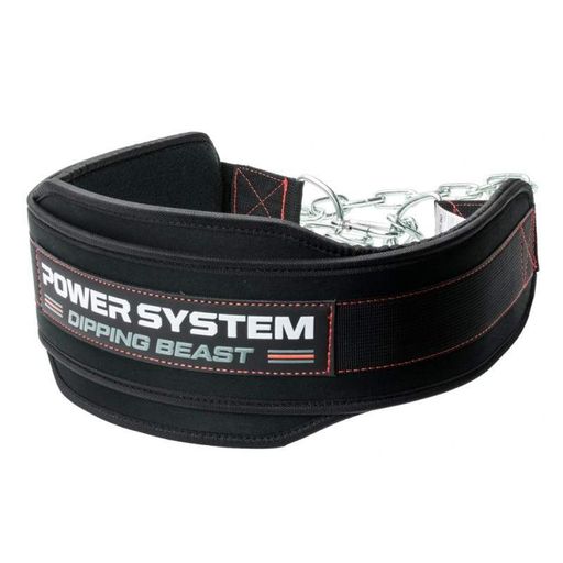 Пояс для обтяжень Power System Dipping Beast PS-3860 Black/Red (PS-3860_Black/Red) (2061293)