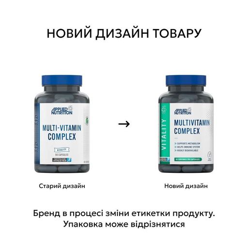 Вітаміни та мінерали Applied Nutrition Multi-Vitamin Complex, 90 таблеток (2061765)
