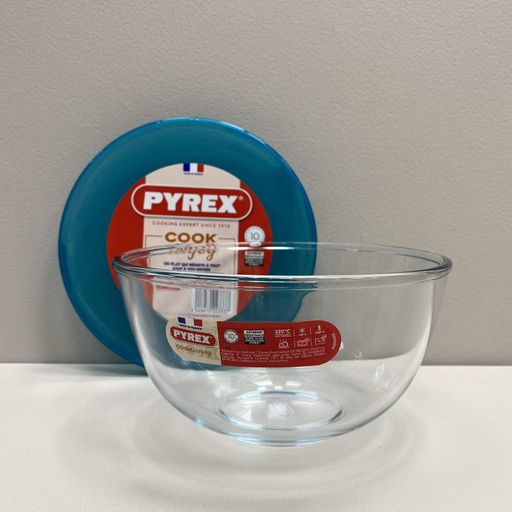 Миска скляна з пластиковою кришкою 2,3 л 21 см Pyrex C&S 180P000 (2061809)