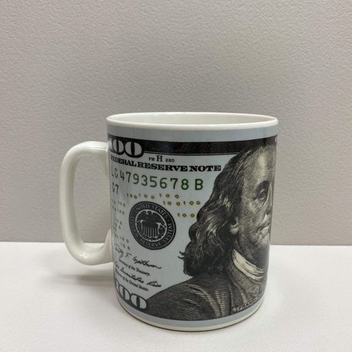 Кухоль керамічний 800 мл "Долар" XXL OLens 102-018 (2061811)