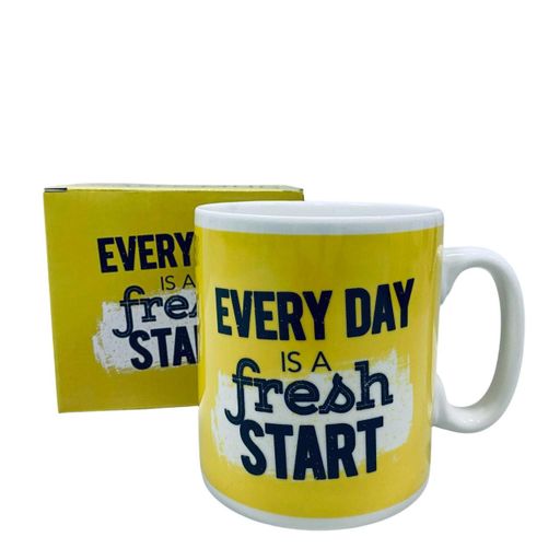 Чашка керамічна OLens 3227 800 мл Every day is a fresh start XXL (2061845)