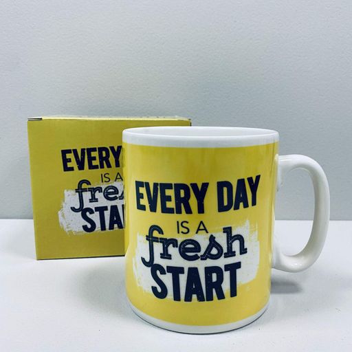 Чашка керамічна OLens 3227 800 мл Every day is a fresh start XXL (2061845)