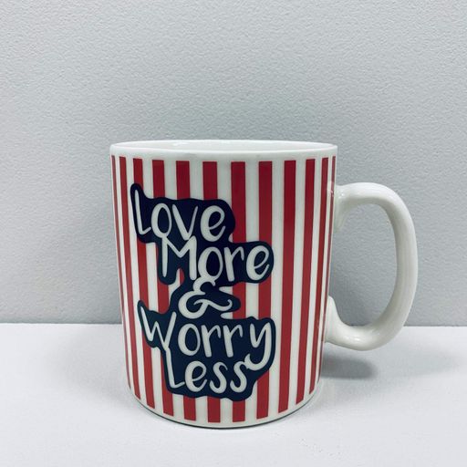 Чашка керамічна OLens 3229 800 мл Love more&worry less XXL (2061847)