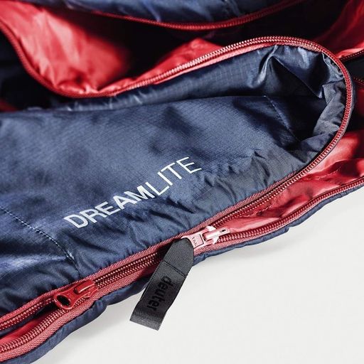 Спальник Deuter Dreamlite L L лівий Navy-Cranberry (1052-3703121 3524 1) (2061966)