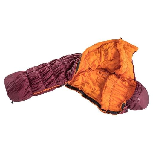 Спальник Deuter Exosphere -6 SL L лівий Maron-Mango (1052-3700321 5905 1) (2061978)