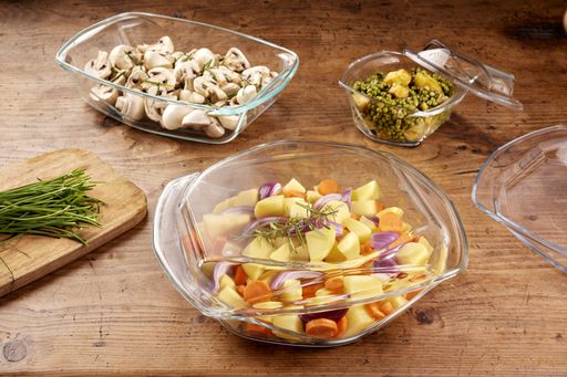 Форма для запікання Chef Table Прозорий 35х30 см (69558 {CHT}) (2062077)