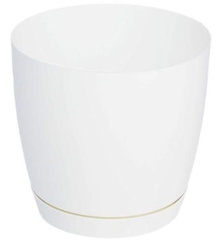 Горщик для квітів Toscana Krugla-13 1,6 л білий Form-Plastic (2062234)