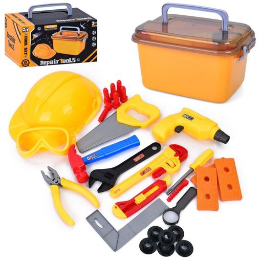 Игровой набор инструментов "Repair Tools" Bambi H-566 каска, ящик, молоток (2062425)