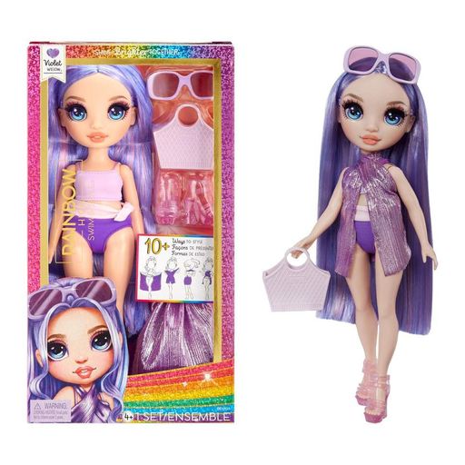 Кукла детская Виолетта Rainbow High 507314 серии "Swim and Style" с аксессуарами (2062943)