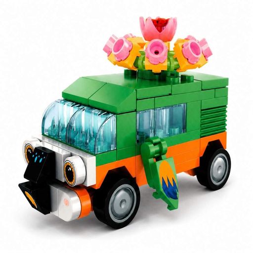 Дитячий конструктор Parrot Bus Bambi BB121E-I серії "Animal Bus", 103 деталі (2063058)
