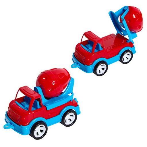 Дитячий бетонозмішувач "Mini Matik" Bamsic 002/3BMS(Red) обертовий барабан, 13,5 см (2063564)