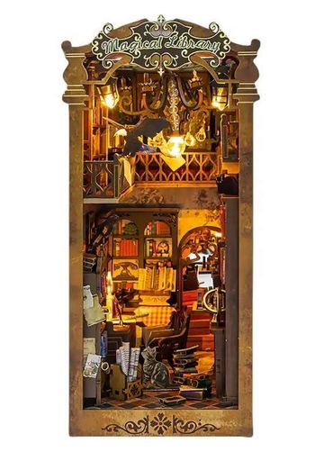 Бук Нук Чарівна бібліотека Інтер'єрний конструктор Magic Library DIY Book Nook Kit M2513 (2063826)